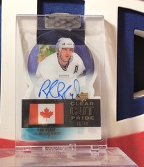Rob Blake 2022-23 - Clear Cut Pride Canada Auto /99 Clear Cut Upper Deck